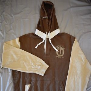 VINTAGE Men’s L Beige/Brown LRG University Hoodie